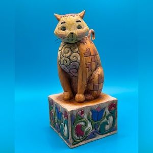 Jim Shore - ‘Jasper’ 2003 Cat Figurine 5.5 Inches